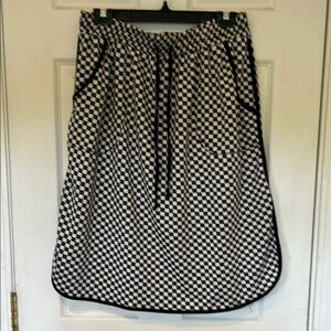 Black and White Checkered LuLaRoe Lonica Women's Skirt